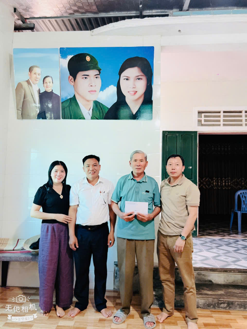 Hội đồng Trường THCS Kỳ Long đến thăm hỏi động viên và tri ân các thân nhân là gia đình thương binh - liệt sỹ.